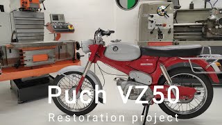 PUCH VZ50 restoration project - 1972 PUCH VZ50 going back to glory ☺️
