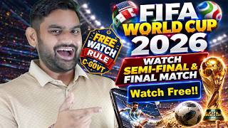 FIFA World Cup 2026 Semi Final & Final FREE in India! Watch on DD Sports, JioTV & Mobile screenshot 2