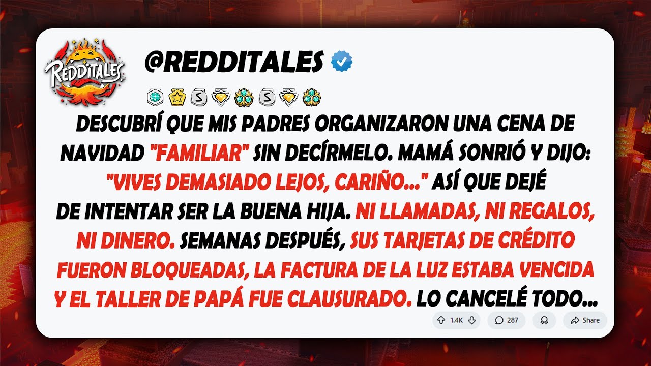 Descubrí que mis padres organizaron una cena de Navidad 