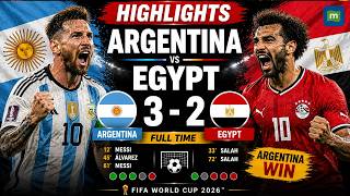 🔴Argentina vs Egypt LIVE: FIFA World Cup 2026 Round of 16 ARG Vs EGY LIVE Match | Messi Vs Mo Salah screenshot 2