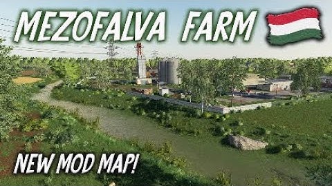 NEW MOD MAP "MEZOFALVA FARM" Farming Simulator 19 PS4 MAP TOUR (Review) FS19.