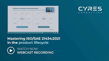 Mastering ISO/SAE 21434 throughout the product lifecycle [Full Recorded Webcast]