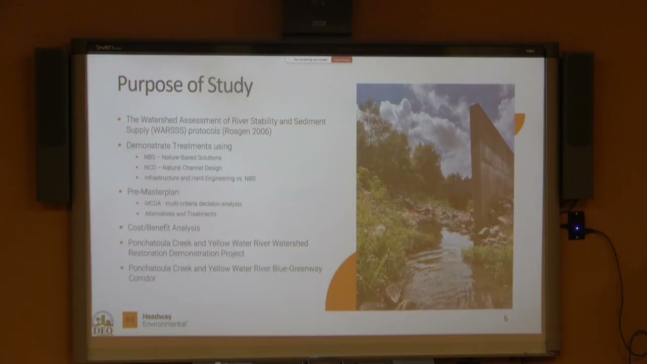 LDEQ Presents “Watershed Restoration Pre-Master Plan for Yellow Water Creek and Ponchatoula Creek”