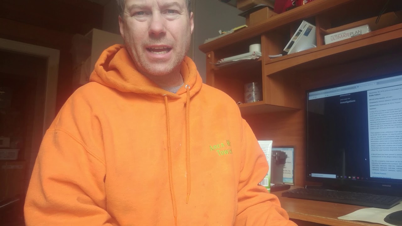 Brake pedal goes to the floor Ford F150 2013 2014, 2015 2016 recall and