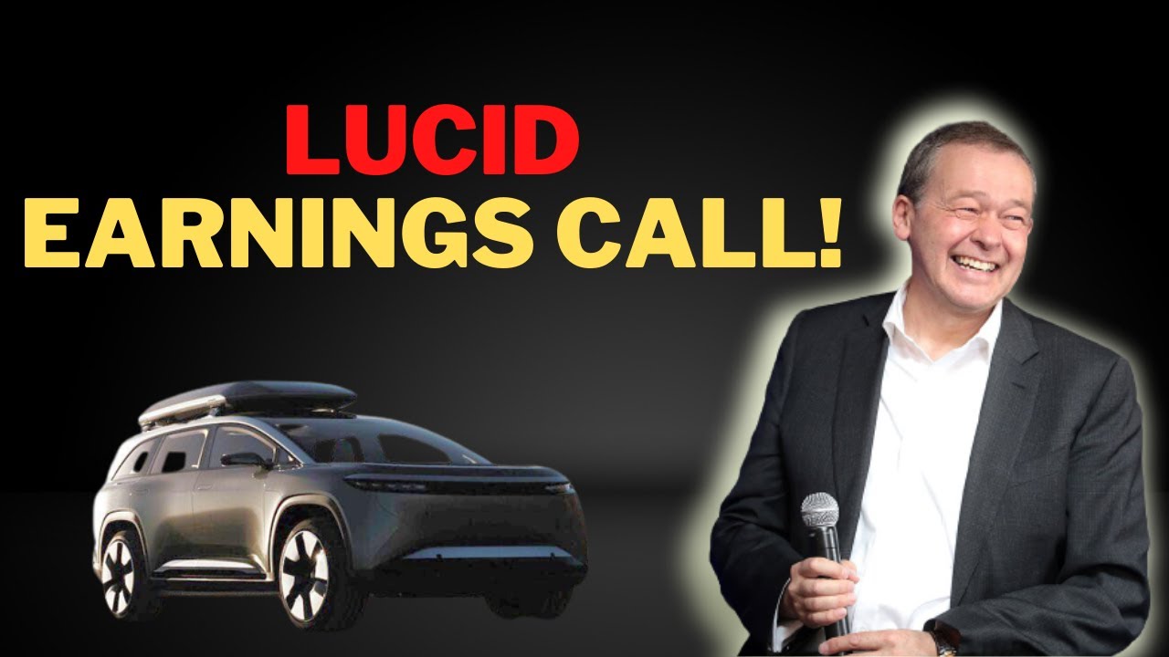 Lucid Earnings Call! lcid YouTube