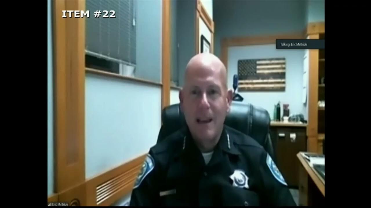 Chief Eric McBride SBPD YouTube