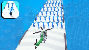 Human Vehicle Gameplay 🛵🚙🚁 All Levels 32-33