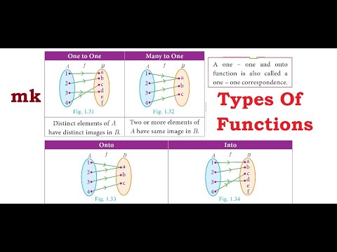 Function Difference Between One To One Onto Into Functions Many To One Function In Tamil Youtube