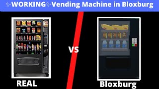 How To Build A ✨WORKING✨ Vending Machine In Bloxburg | Roblox Bloxburg