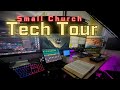 The best Small Church Tech Tour 2025 | Media Booth Tour Set up for church