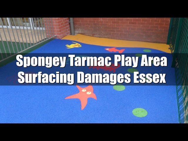 Spongey Tarmac Play Area Surfacing Damages Essex