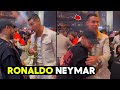 Cristiano Ronaldo and Neymar REUNITED During Fury v Usyk Fight in Riyadh
