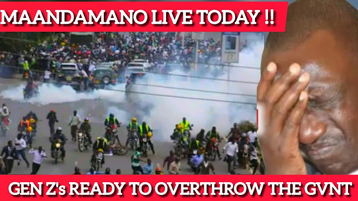 RUTO MUST RESIGN ‼️HAPPENING NOW ‼️ GEN Z's STORM NAIROBI CBD FOR DEMOS