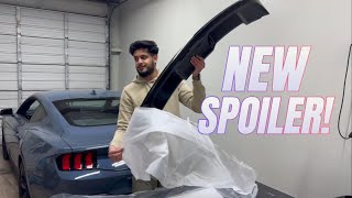 Installing a GT500 Style Spoiler on My 2024 Mustang GT!!!