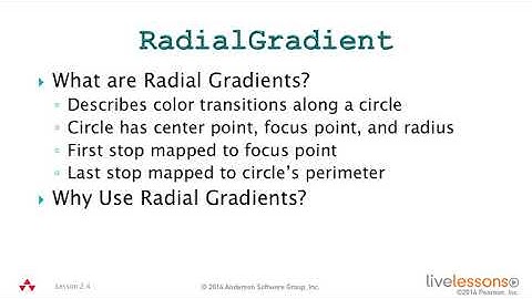 2 4 Use LinearGradient and RadialGradient   JavaFX Programming LiveLessons, Part I Video Training