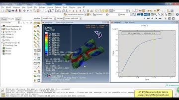 ABAQUS Tutorial Step-By-Step Chain under tension load