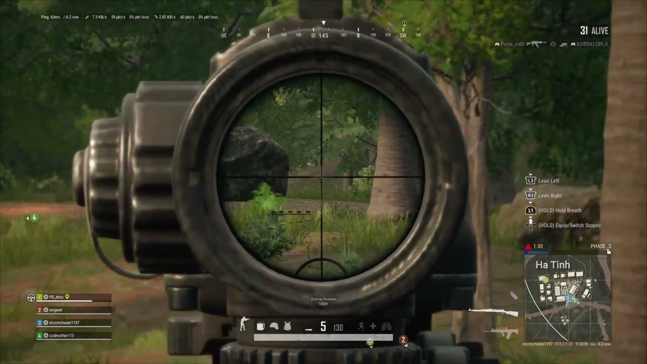 Blind shot into the woods