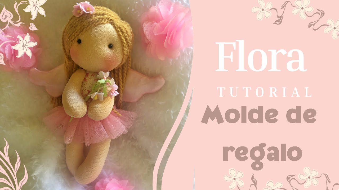 🌸Flora, la Hadita de las Flores,  Molde de Regalo ¡Rápida, Económica y Encantadora para Vender ! 🌸