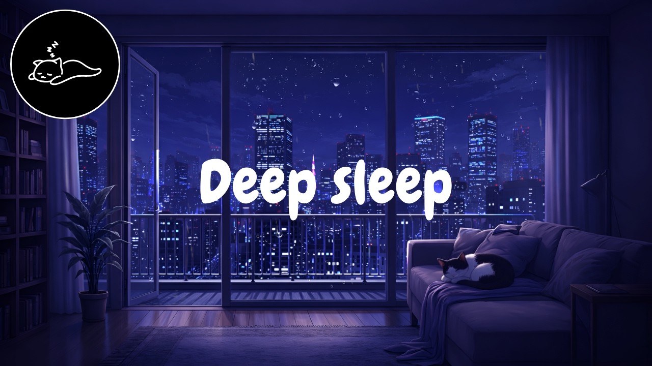 Rain Sounds for Deep Sleep 🌧️ • 3H Dark Screen