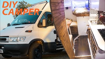 UNIQUE Self build camper tour DIY Motorhome Iveco Daily CUSTOM