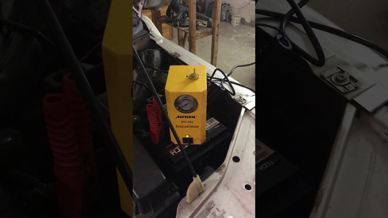 Smoketest -Test těsnosti sacího potrubí