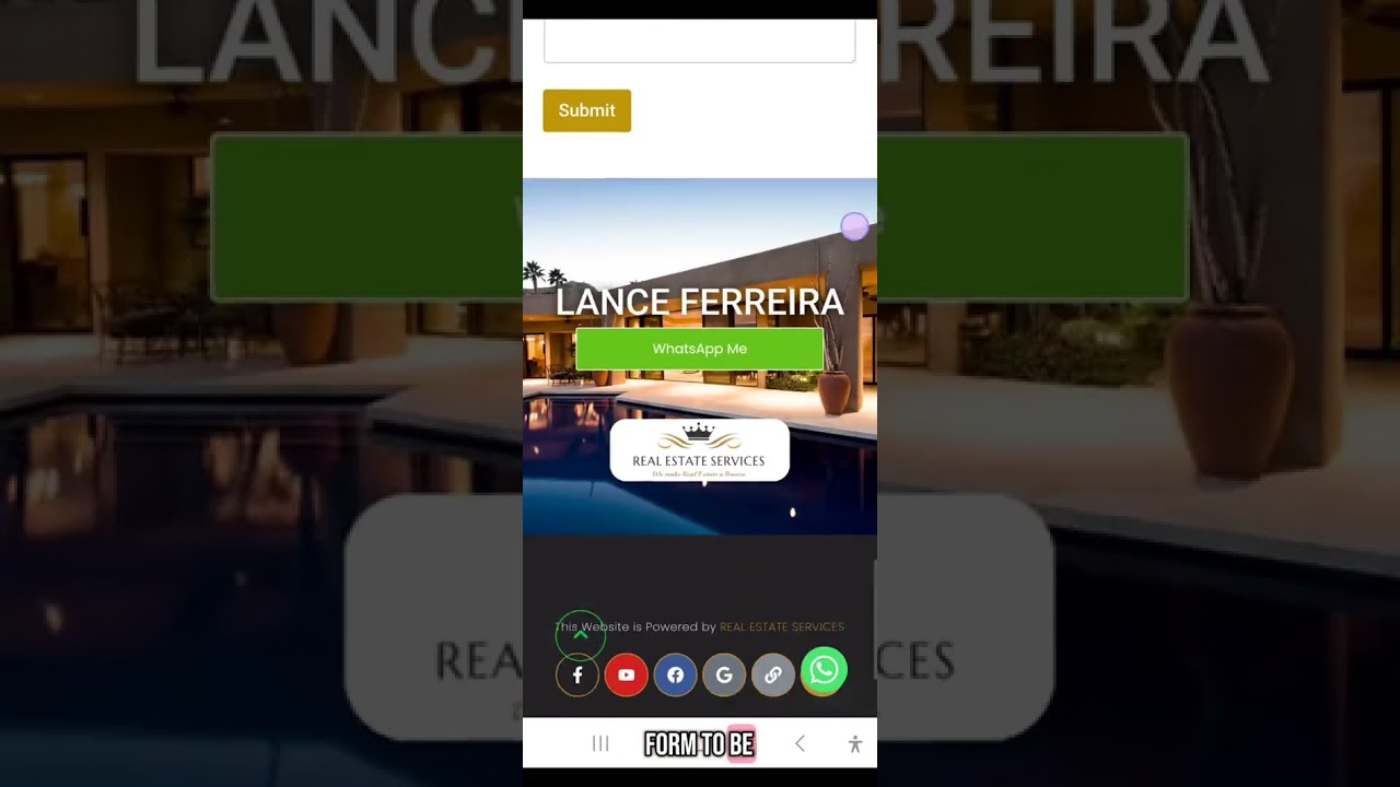 W D Designz Personal Digital Micro-Site