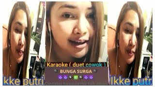 BUNGA SURGA -IKKE PUTRI IPUT ( KARAOKE DUET COWOK )