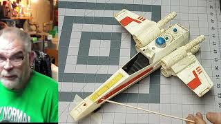 Kenner 1978 X-wing fighter toy restoration from beginning to end. From a real toy guy.