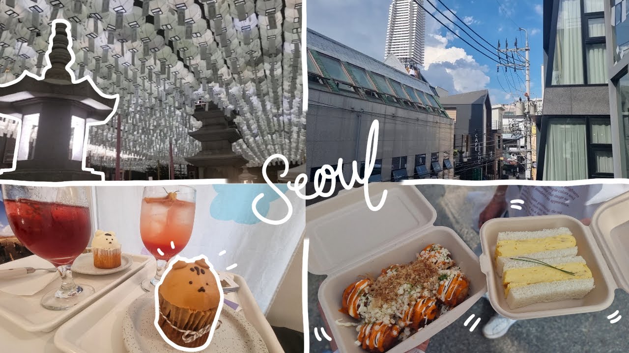 fourth week in Korea | café vlog | Hongdae | Itaewon | Seoul | language study