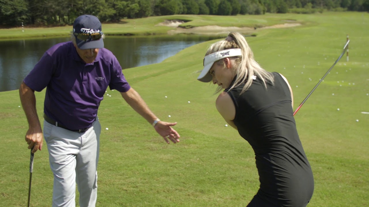 Paige Spiranac Visits Steve Dresser Golf Academy Youtube