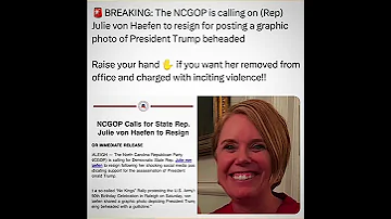 The NCGOP Is Calling On Rep Julie Von Haefen To Resign For Posting Newsong News Trump Mrbeast 