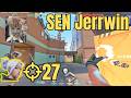 SEN Jerrwin on Jett | 6 First Kills, 38% HS, Great Duelist Game