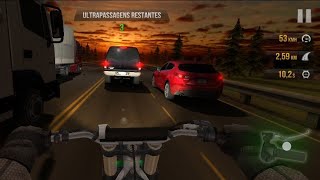 [Traffic Rider] Desafio: ultrapassar 15 carros a 100km/h utilizando a Moto KF 450T! Sucesso! screenshot 1