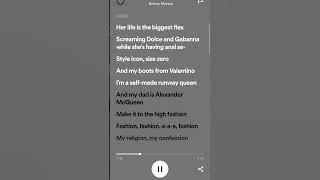 FASHION - Britney Manson #songs #spotify #spotifytophits #musiclyrics #lyrics #songlyrics #audio