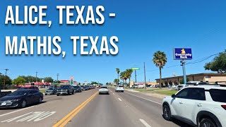 Alice, Texas to Mathis, Texas! Drive with me on a Texas highway!