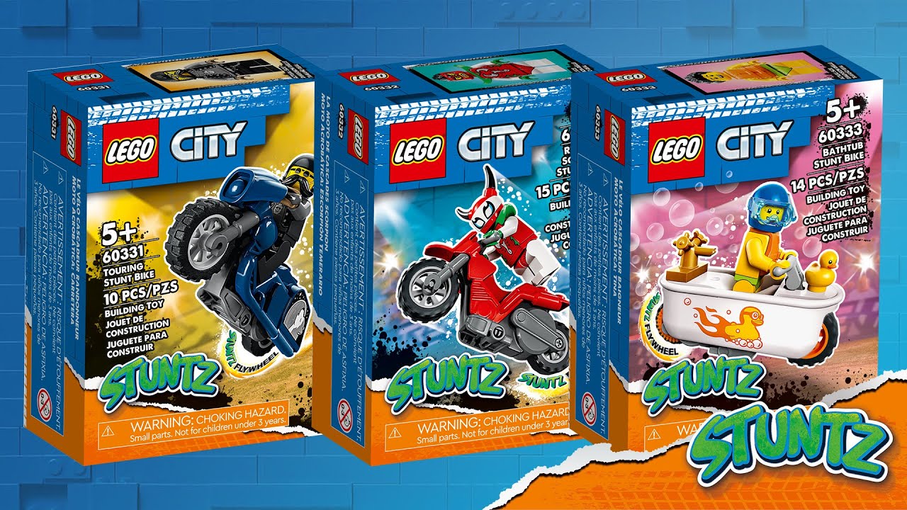 LEGO® City Stuntz [3in1] (60331+60332+60333)[39 pcs] Step-by-Step