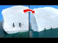 Самые Зрелищные Обрушения Ледников И Айсбергов