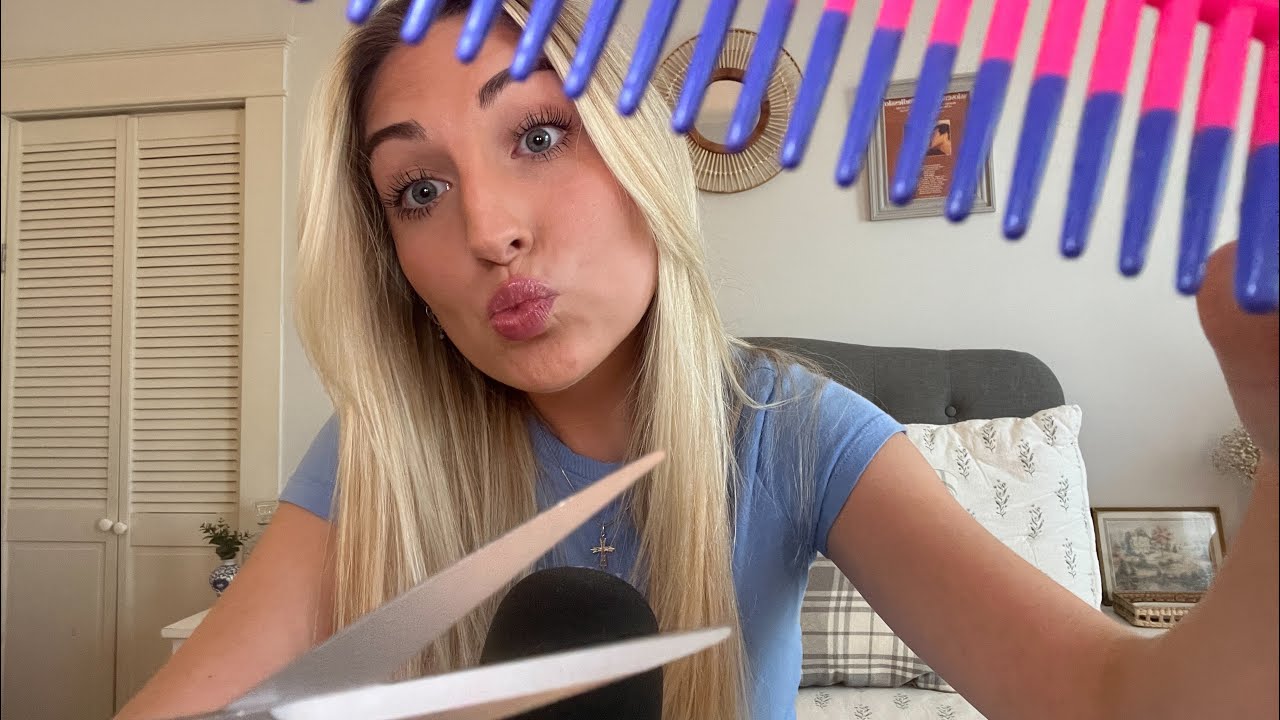 ASMR Hairdresser RP 💇🏼‍♀️✂️