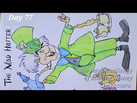 Day 77: 100 days challenge of making Disney Characters. The Mad Hater from Alice in the Wonderland.