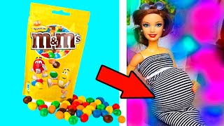 DIY Barbie Pregnant Doll Happy Family Hacks and Crafts Ideas | Pregnant Barbie Doll video