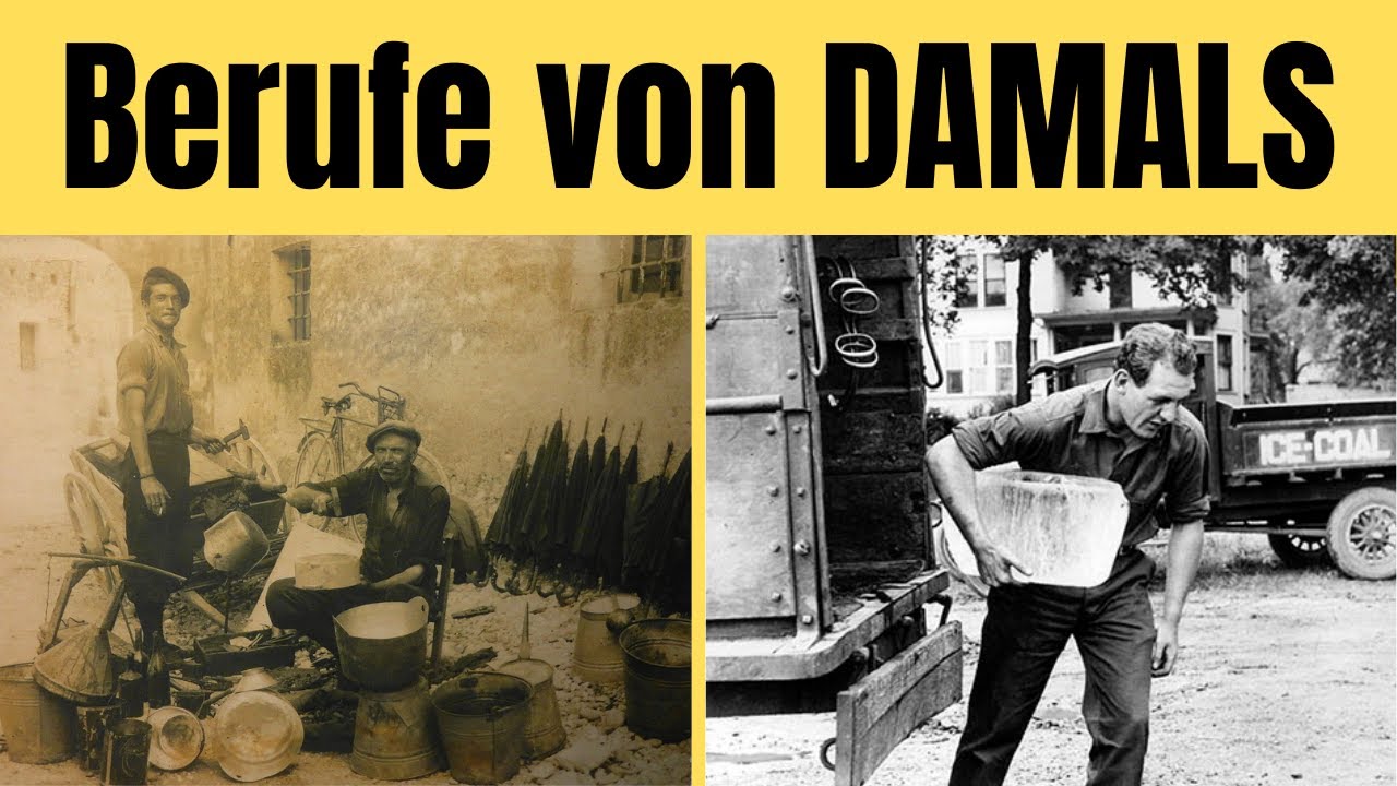 10 Deutsche Berufe, die es HEUTE nicht mehr gibt!