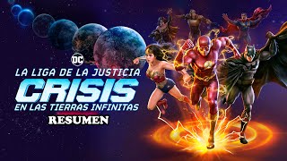 La Liga de la Justicia Crisis en Tierras Infinitas (PARTE 1 Y 2): Resumen en 1 video