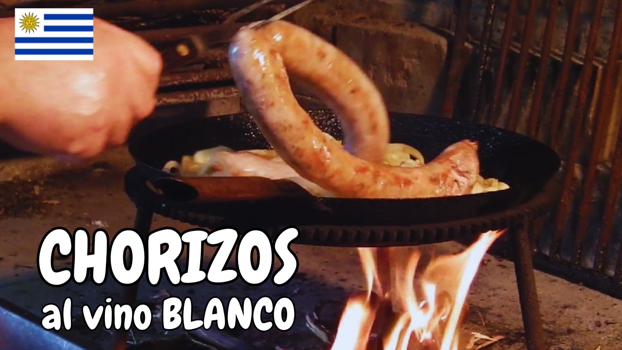 CHORIZOS AL VINO BLANCO CON BONIATOS#CAMOTES 