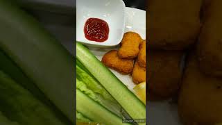 #ChickenNuggets | My Dinner Meal Chicken Nuggets with salad on the side #Shorts | Nings kitchen vlog
