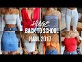 HUGE BACK TO SCHOOL TRY-ON HAUL 2017