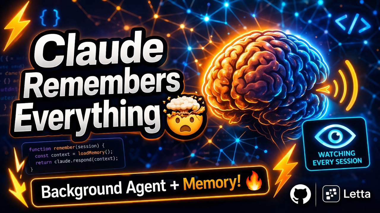 Claude Subconscious - Persistent Memory Agent for Claude Code - YouTube