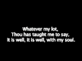 it is well with my soul by Jeremy Riddle and Horatio Spafford