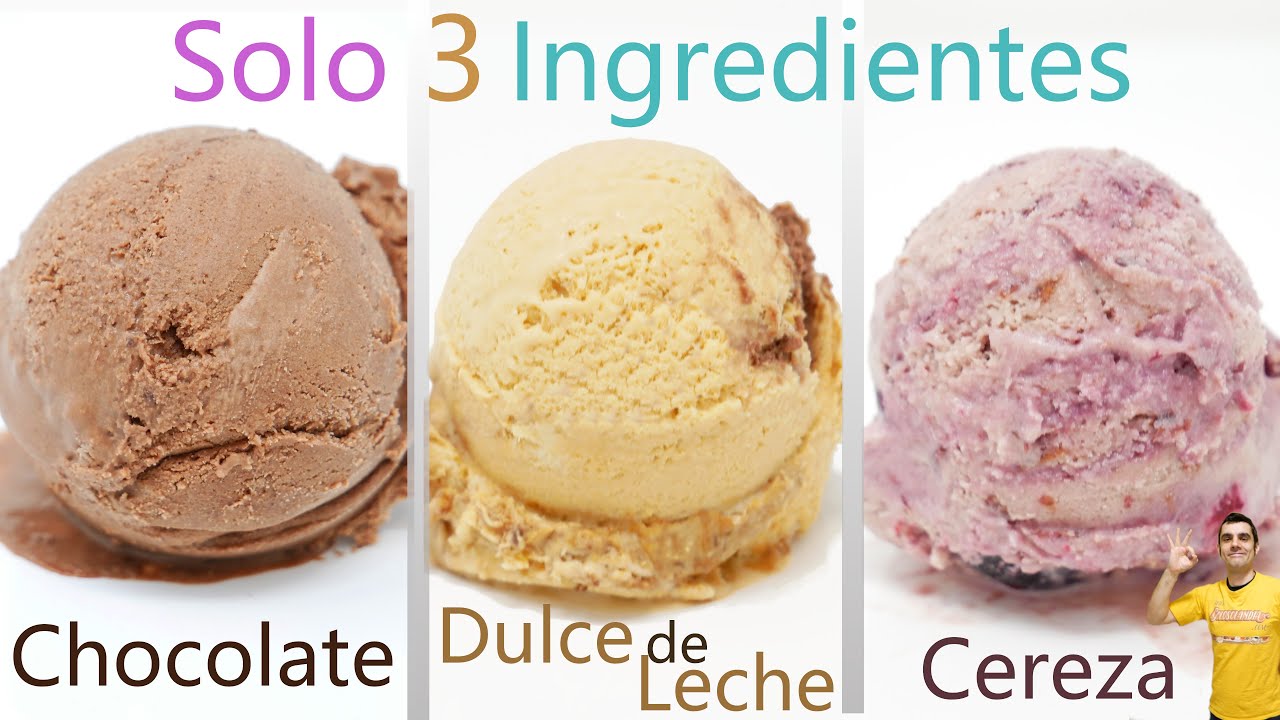 hombro pausa Sombreado Homemade ICE CREAM with 3 INGREDIENTS and 3 FLAVORS (in 5 MINUTES and  without machine) 🍧😍🍨 - YouTube