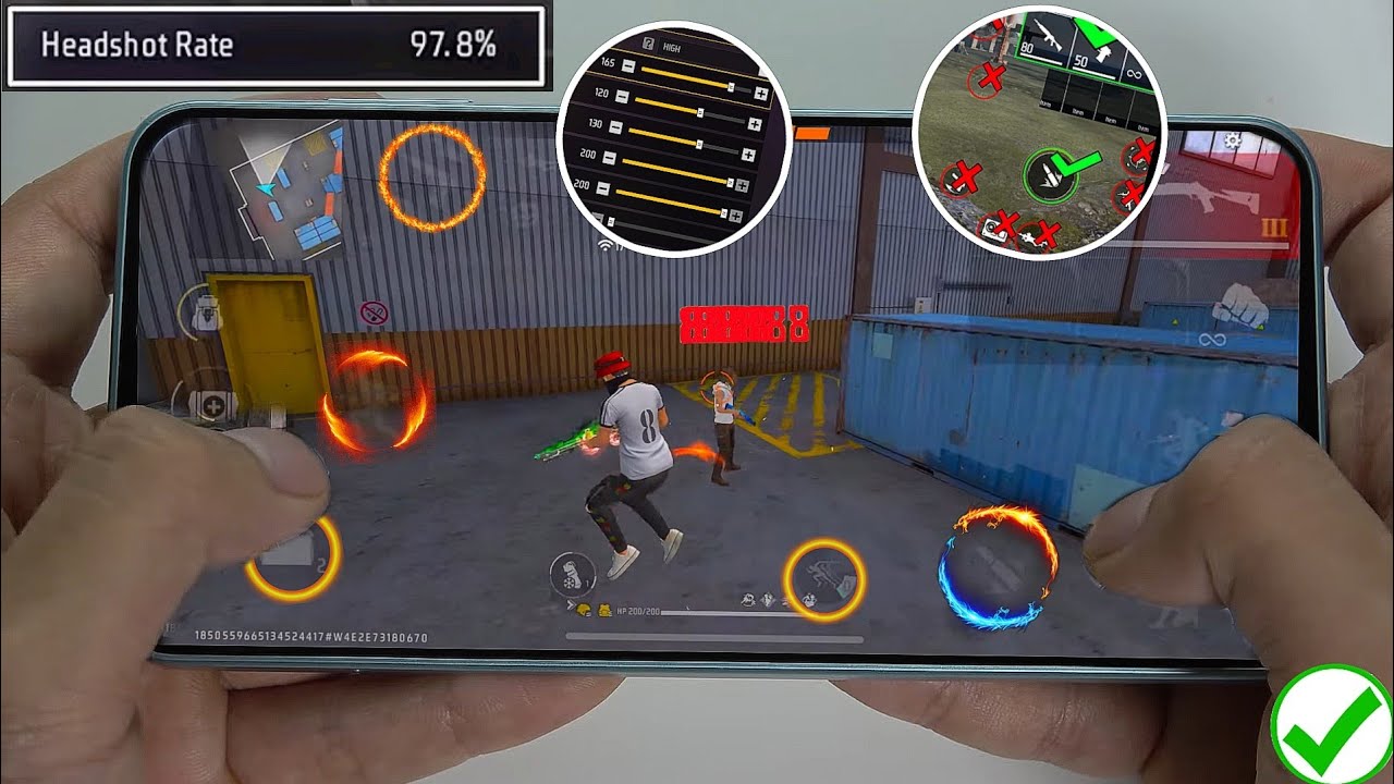 Free Fire Control Settings | Free Fire Pro Settings 2025 Sensitivity