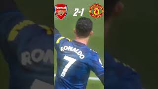 Arsenal Vs Manchester United 3-1 #shorts #football #arsenal #manchesterunited #premierleague #viral